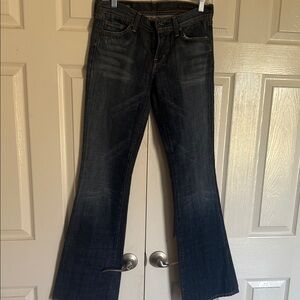 Citizens Of Humanity Dark Blue Flare Jeans